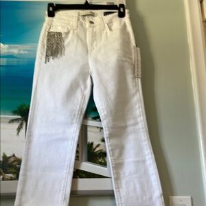 Joes Jeans!White Jeans with Silver Accents